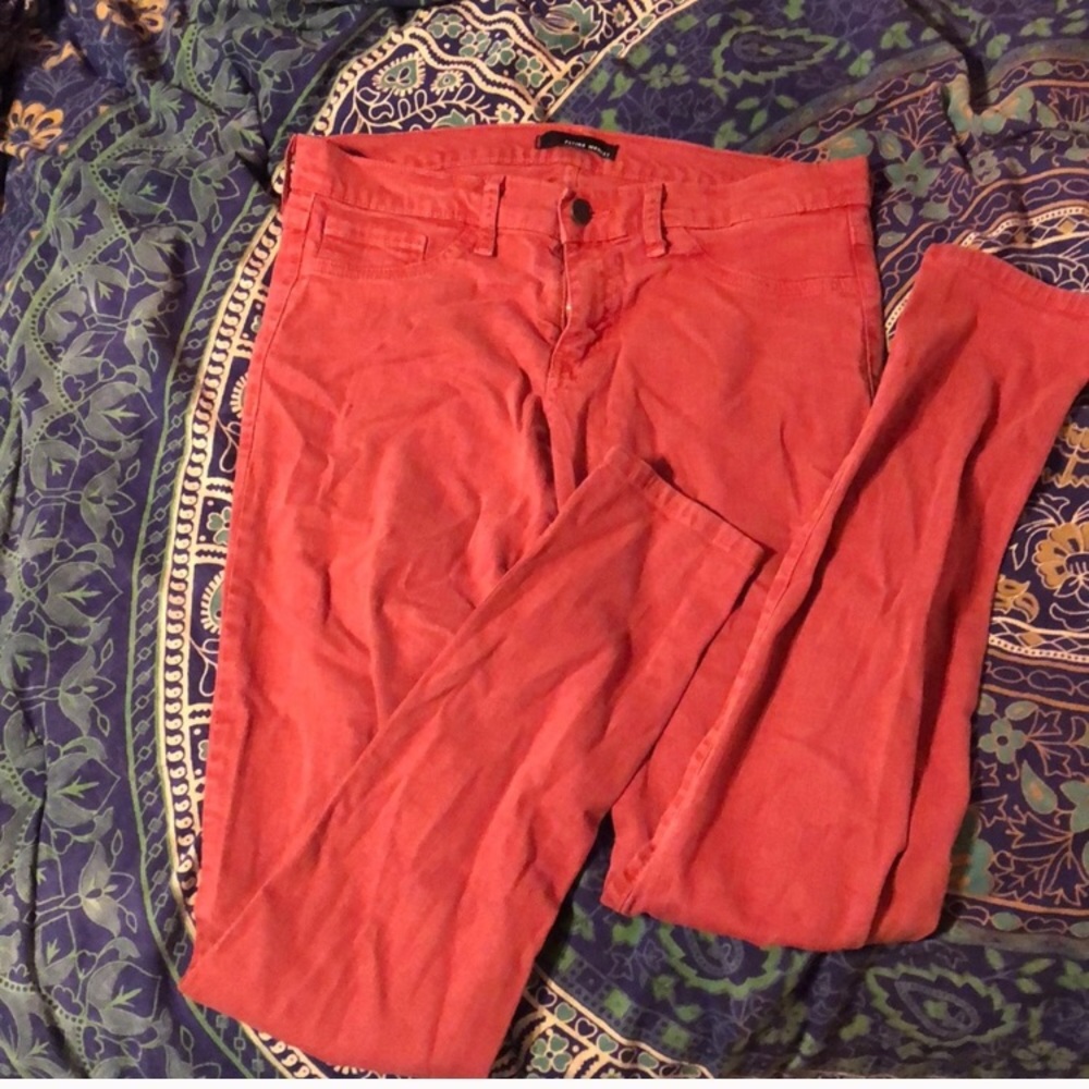 Maroon Skinny Jeans